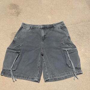Manfinity Acid Wash Utility Cargo Shorts